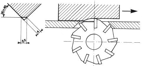 ART400 & ART450 bench plate bevel machine bevel profile