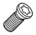 Cutting tool insert mounting screw